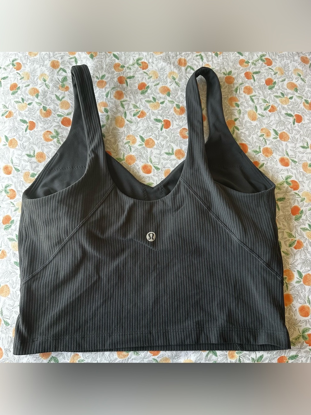 Lululemon Grey Ribbed Align Tank - Picture 2 of 5